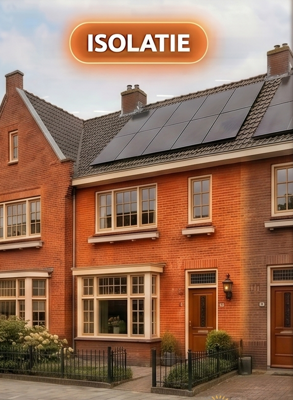 Woning met geaccentueerde isolatie