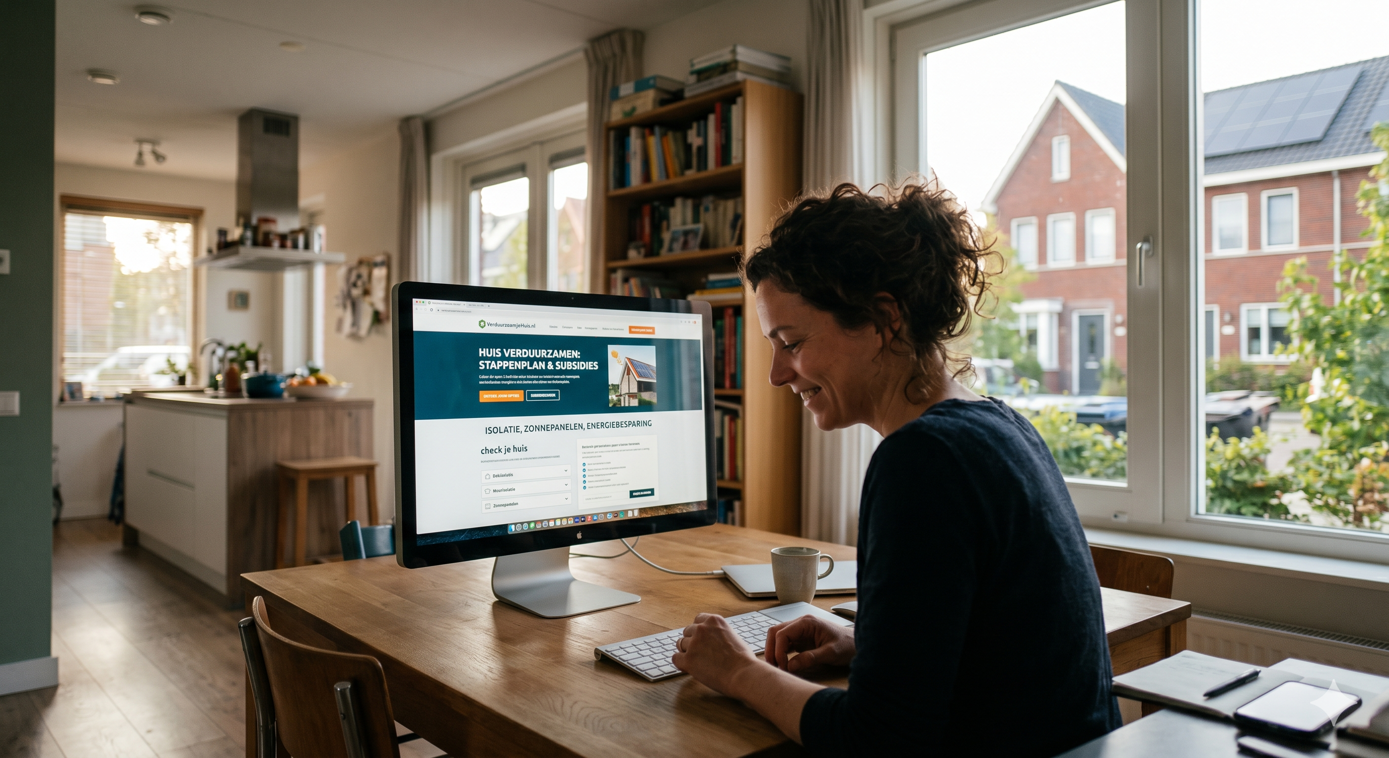 Woningscan op een website die een bezoeker omzet in een lead